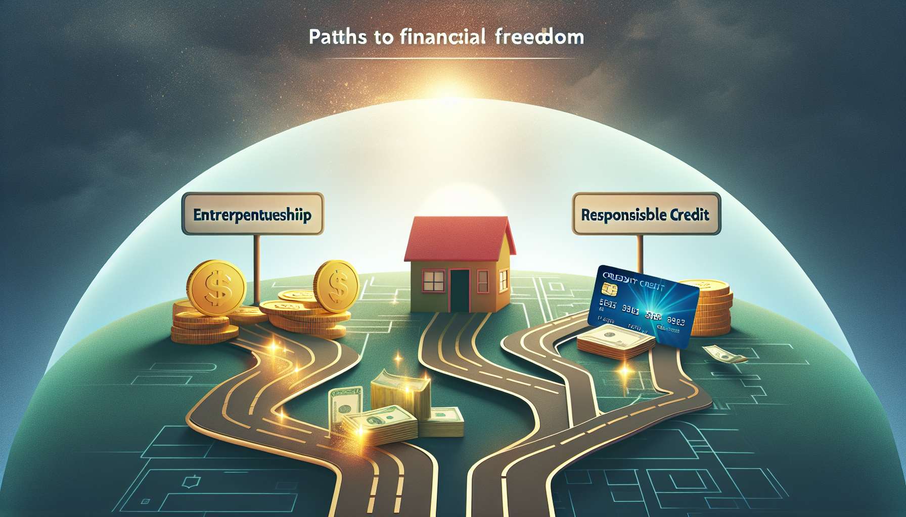 Wege zur finanziellen Freiheit: Finanzen, Unternehmertum und verantwortungsvoller Kredit