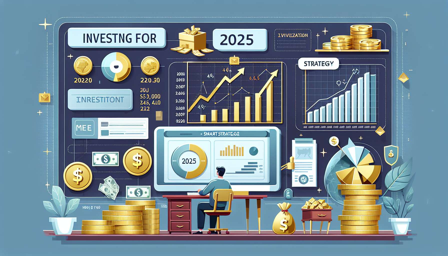 Investieren 2025: Vermögen nachhaltig mit klugen Anlagestrategien steigern